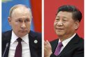 Iš kairės: Vladimiras Putinas, Xi Jinpingas.