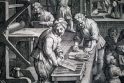 Dokumentas: tarp parodoje eksponuojamų objektų – ir 1591 m. Johanneso Stradanuso sukurta graviūra, kurioje užfiksuota šios dailės šakos technologija.