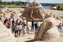 Kiekis: organizatoriai tvirtina, kad menininkams buvo pateikta tūkstantis tonų smėlio.