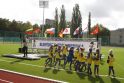 Šventė: po pustrečių metų renovacijos vakar oficialiai atidarytas atnaujintas Klaipėdos futbolo mokyklos kompleksas.