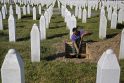 Srebrenicos žudynių aukų kapinės.