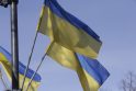 Simbolis: prasidėjus karui Ukrainoje, ant Biržos tilto kabėdavo Ukrainos vėliavos, dabar jų nebėra.
