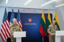 JAV Sausumos pajėgų štabo viršininkas: mūsų kariams būti Lietuvoje yra gerai