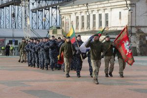 Uostamiestyje paminėta Lietuvos kariuomenės atkūrimo diena