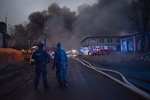 Lenkija: gaisras Gdanske padarė daug žalos, tiriamos jo aplinkybės