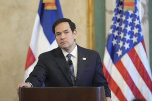 Rubio atkirto Trumpo plano Gazai kritikams: daug kalbate, bet patys nieko nedarote