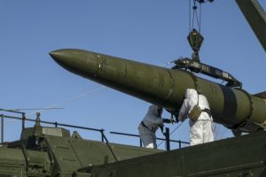 Vokietijos negąsdina V. Putino grasinimas atnaujinti kai kurių branduolinių ginklų gamybą