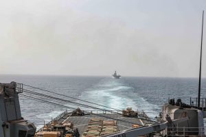 JK jūrų saugumo agentūra: prie Jemeno krantų raketa pataikė į laivą 