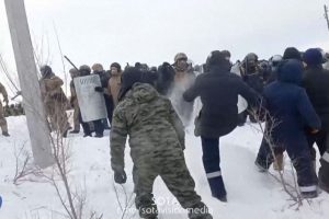 Po neramumų Baškirijoje įkalinti šeši protestuotojai