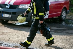 Per gaisrą Alytaus rajone žuvo vyras
