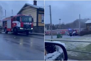 Tragedija Kaune: per gaisrą prie geležinkelio stoties žuvo vyras