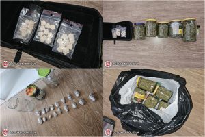 Policija sulaikė narkotikų preikeivį Marijampolėje: rasta nuo kanapių iki MDMA