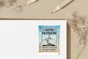 Išleidžiamas Lietuvos filatelistų sąjungos 100-mečiui skirtas pašto ženklas
