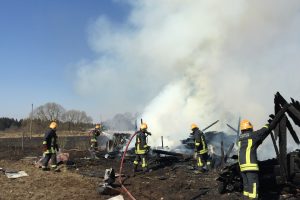 Sausi ir šilti orai iššaukia nelaimes: savaitgalį Lietuvoje kilo 288 gaisrai gamtoje
