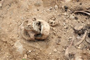 Namo kieme Užupyje rasti trijų žmonių kaulai