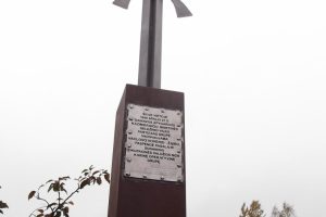 Trakų rajone atidengiamas paminklas partizanų vadui V. Voveriui-Žaibui, jo būriui