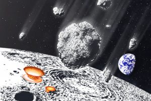 Mokslininkai: prieš 800 mln. metų Žemę ir Mėnulį bombardavo galingas meteoritų lietus