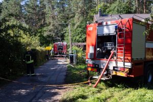 Kauno rajone – du nemaži gaisrai: pateikė daugiau detalių 