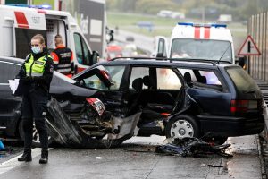 Girtas vairuotojas sukėlė masinę avariją: viskas baigėsi dar palyginus laimingai