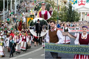 „Iš tradicijų susideda tauta“: dešimtys tūkstančių žmonių dalyvauja Dainų šventės eisenoje