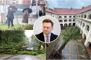 Vilniaus meras pasidalijo audros padariniais: nutrūkusi žmogaus gyvybė – didžiausia netektis