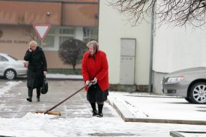 Daugiabučių kiemų valymas: pirmiausia siūlo kreiptis ne į savivaldybę