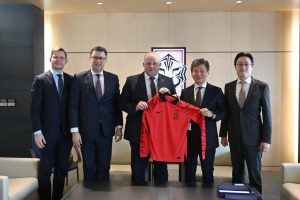 LFF viceprezidentas Pietų Korėjoje susitiko su šios šalies futbolo vadovais