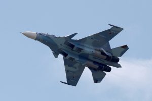 Netoli Gyvačių salos numuštas rusų bombonešis „Su-24M“