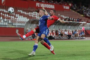 „Panevėžio“ futbolininkai minimaliu skirtumu nusileido „Vojvodinai“