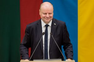 S. Skvernelis kalbėjosi su Ukrainos Aukščiausiosios Rados vadovu: išreiškiau besąlyginę paramą