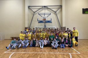 „Kauno Žalgirio“ futsal ekipa apsilankė Nemenčinės mokykloje 