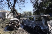 Per rusų ataką Charkivo srityje buvo sužeisti šeši vaikai