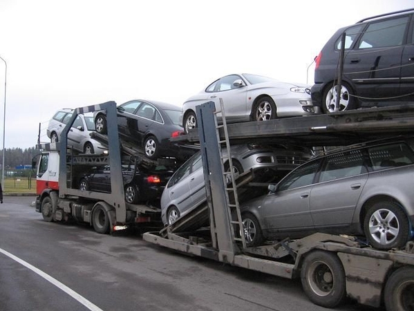  Kirgizai gabeno automobilius su suklastotais registracijos liudijimais