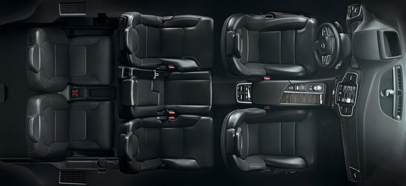 Pirmas žvilgsnis į naujojo „Volvo XC90“ interjerą