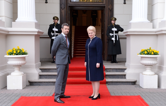 Dalia Grybauskaitė ir princas Frederikas