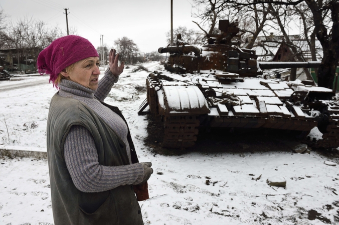 Beveik vienas trečdalis visų prorusiškų pajėgų Ukrainoje – rusai