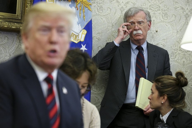 J. Boltonas: D. Trumpas yra JAV problema
