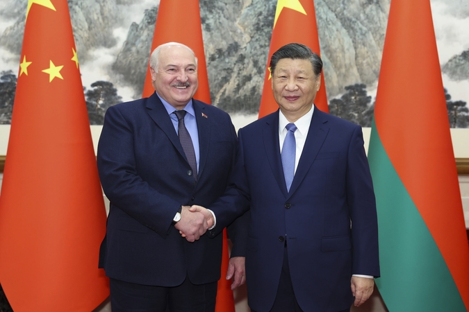 Aliaksandras Lukašenka ir Xi Jinpingas