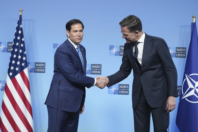 Marco Rubio ir Markas Rutte