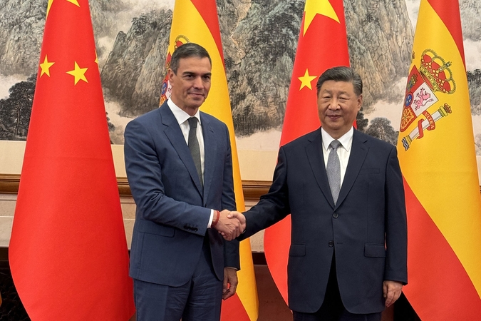 Pedro Sanchezas ir Xi Jinpingas