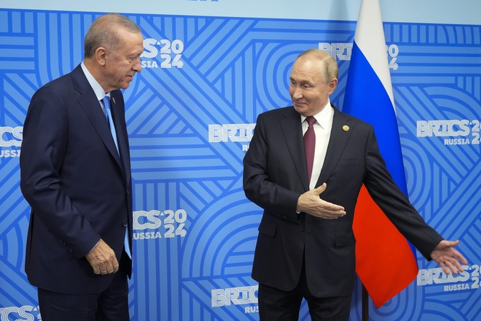 Recepas Tayyipas Erdoganas ir Vladimiras Putinas