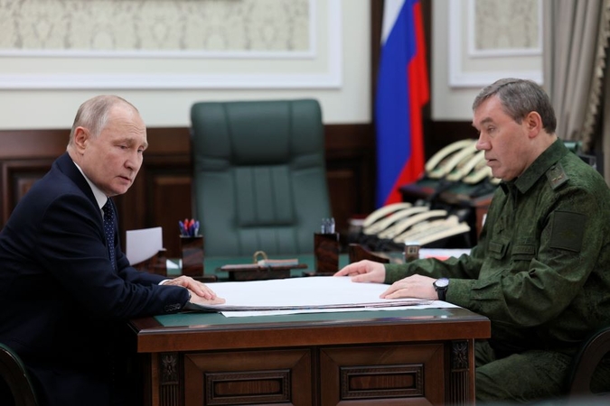 Kremlius: V. Putinas lankėsi kariniame štabe, skirtame puolimui Ukrainoje