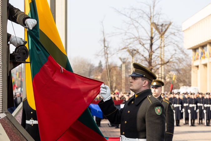 Baltijos valstybių vėliavų pakėlimo ceremonija 2025 m.