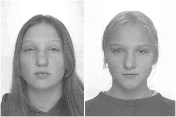 Pareigūnai ieško dingusių paauglių Miglės ir Mėjos: merginos gali būti Šiauliuose