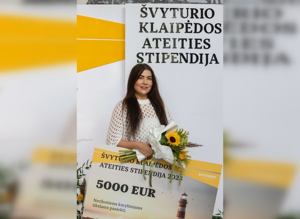 Pernai „Švyturio Klaipėdos ateities stipendijos“ konkursą laimėjo violončelininkė Kornelija Kupšytė.