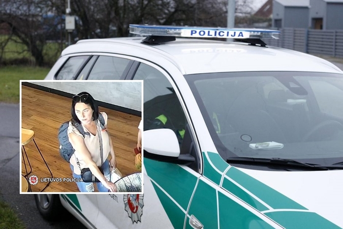 Vilniuje ieškoma moteris, galimai susijusi su vagyste: gal atpažįstate?