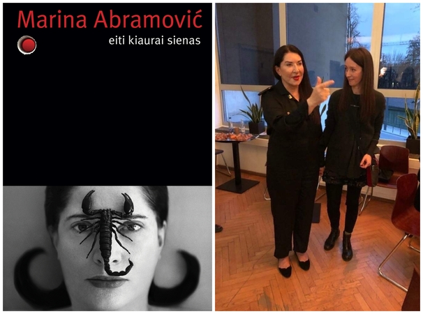 Marina Abramović ir Agnė Dautartaitė-Krutulė