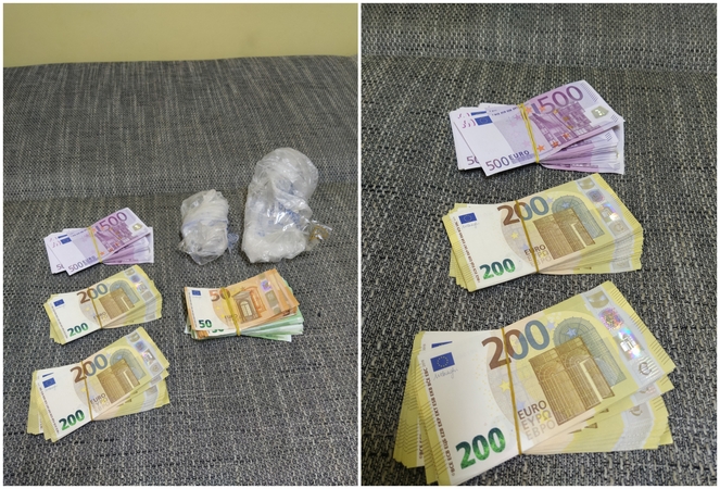 Kirgizijos pilietis po kelnėmis slėpė 40 tūkst. eurų