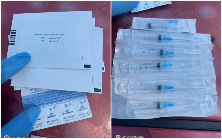 Šilutėje įkliuvo asmenys, disponavę fentaniliu ir morfinu