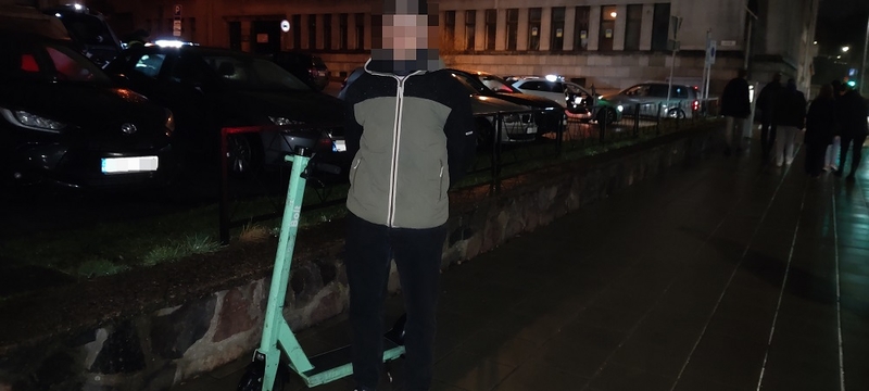 Kauno apskrityje savaitgalį sustabdyti trys neblaivūs paspirtukininkai